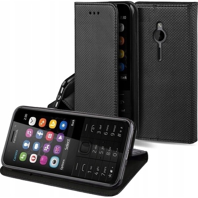 Púzdro Smart Case Book Nokia 230 čierne