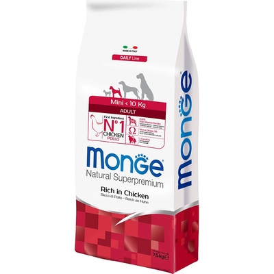 Monge Natural Superpremium Adult Mini Chicken 2 x 7,5 kg