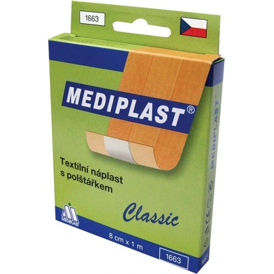 Mediplast rychloobvaz 8 cm x 1 m textilní 1 ks 1663