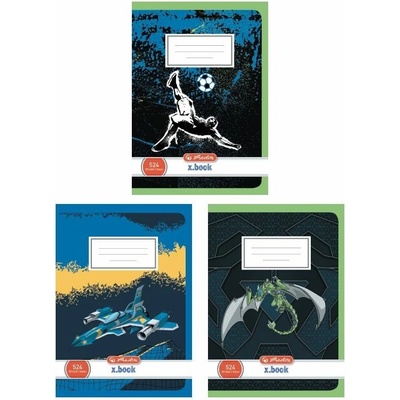 Herlitz Zošit 524 A5 linajkový chlapci
