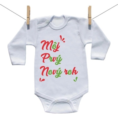 Boodyy Body s dlhým rukávom Môj prvý Nový rok