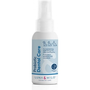 VET EXPERT Luna Milo Probiotic Spray Dental Care - предпазва зъбите и венците, като насърчава полезната орална микробиота на домашни любимци - кучета, котки и гризачи, 100 мл - Vet Expert - Полша