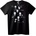 NOONEBRAND Тениска RAMMSTEIN автограф на бандата - 2XL, Black