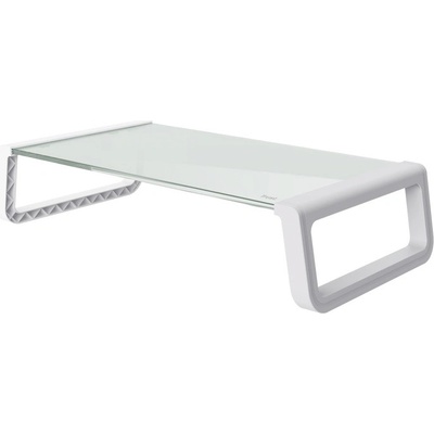 TRUST MONTA GLASS MONITOR STAND WHT 25351