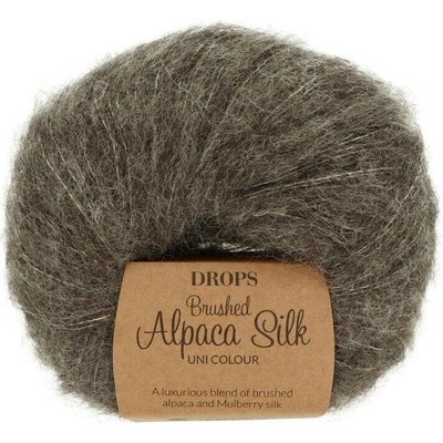 Drops Brushed Alpaca Silk 03 šedá