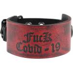 Leather & steel fashion гривна Fuck Covid-19 LSF1
