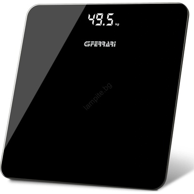 G3Ferrari G3005800 - Цифров личен кантар за тяло, 3xAAA, черен (BV0067)