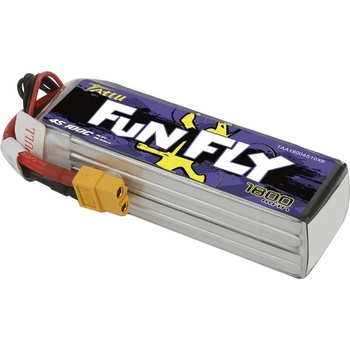 Image 1 of Tattu Батерия Tattu Funfly, 1800mAh, 14.8V, 100C, 4S1P, XT60 (TAA18004S10X6)