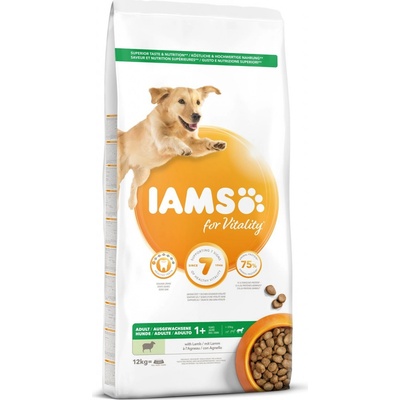 Iams For Vitality Adult Large Breed Lamb s jahňacím mäsom 12 kg