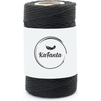 Macrame priadza KaFanta PREMIUM 2mm/50m - black