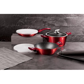 Image 1 of Berlinger Haus Burgundy Metallic Line 6 pcs (BH/7046)