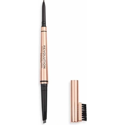 Makeup Revolution Balayage Duo Brow Pencil Tužka na obočí Ash Brown 1 g – Zbozi.Blesk.cz