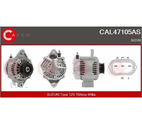Alternátor CASCO CAL47105AS