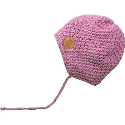 dětská celopodšitá pletená čepice Pletex H136 Světle orchideová