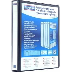 DONAU 4-ring binder A4 30mm black (2788304PL-01)