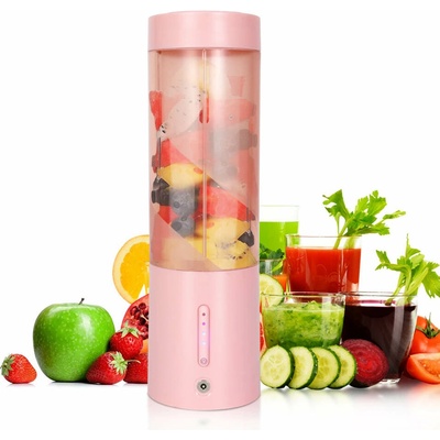 Blenders prenosný USB smoothie mixér - 450 ml PRO V2023 Ružová