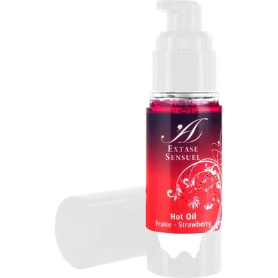Extase Sensuel hřejivý masážní olej jahoda 30 ml