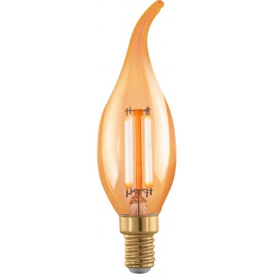 Eglo LED žárovka E14 CF35, 4 W 300 Lm 1700 K, jantarová