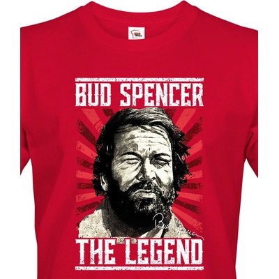 Pánské tričko Bud Spencer Canvas pánské tričko s krátkým rukávem 2105 červená