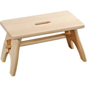 Kesper Дървено стъпало/табуретка Kesper 69577, 42x21.5х20.5см, Бор, 150 Kg капацитет, Кафяв (69577)