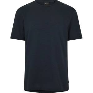 Boss Тениска Boss Men's Tiburt Bubble Structure Cotton Short Sleeve T-Shirt - Dark Blue