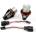 5w Лед крушки за ангелски очи за bmw e39 / e60 / e53 x5 / e65 / e87 / e63 - червен цвят