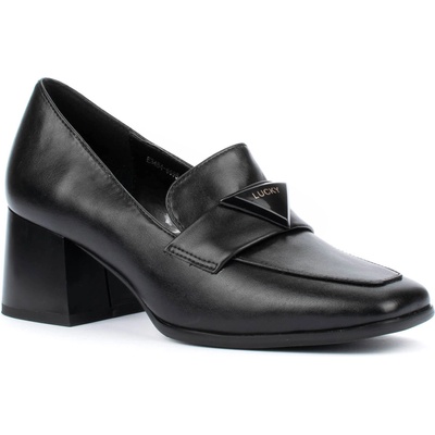 Черни дамски обувки от еко кожа