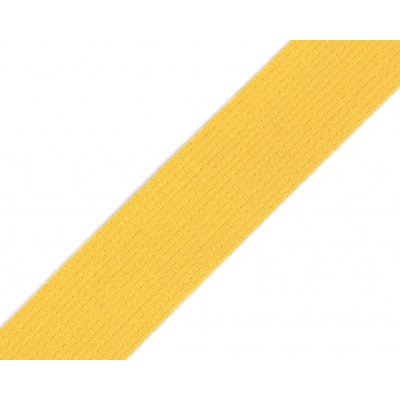 Popruh bavlněný 490011/4202 žlutý, šíře 3cm (popruh v metráži)