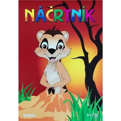 STEPA náčrtník A4, 20 listů, 80g/m2 – Zboží Dáma