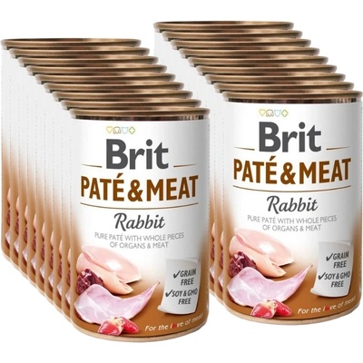 Brit Брит пате и месо от заец 18x400г