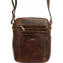 Peterson pánské crossbody PTN TB-117-COM koňaková