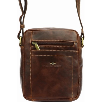 Peterson pánské crossbody PTN TB-117-COM koňaková