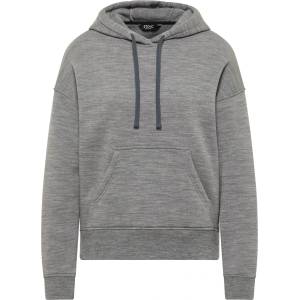 Stoic Дамски вълнен пуловер Stoic Women's MerinoWarmFleece SolbergSt. Hoody Merino hoodie - Grey / Melange (105-7750-0115)