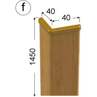 Ochranný roh 4040 fOL /145 - fólie olše