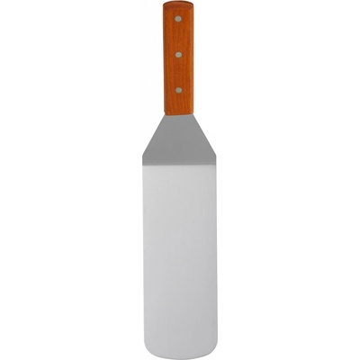 Obracečka s dřevěnou rukojetí, 385x73 mm | TECHNICA, Pizza Line inox;hnědá