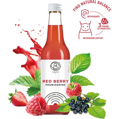 Bala21 Probiodrink Red Berry Kombucha s probiotiky 330 ml