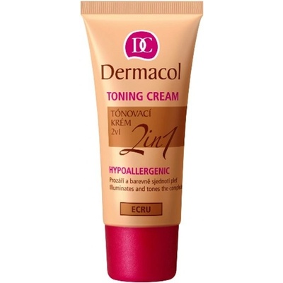 Dermacol Toning Cream 2v1 tónovací krém Natural 30 ml