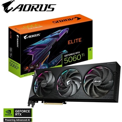 Gigabyte AORUS GeForce RTX 5060 Ti ELITE 16GB GV-N506TAORUS E-16GD