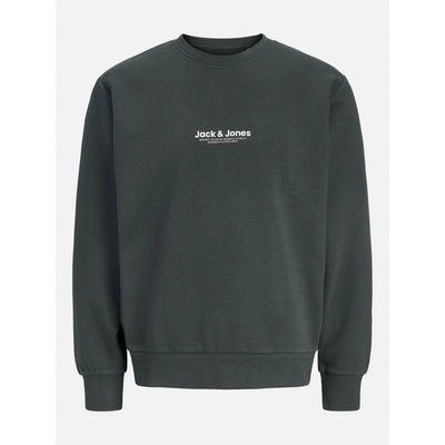 JACK & JONES Блуза Jack and Jones Men's Crew Neck Sweatshirt - Forest River