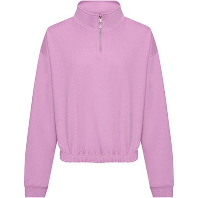 Just Hoods dámská mikina se 1/4 zipem JH037 Lavender