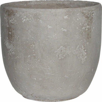 Mica Decorations Květináč Jimmy světle šedý pr. 19 x 18 cm