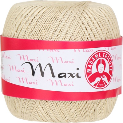 MADAME TRICOTE PARIS Příze Maxi - klasická i Metallic Maxi: 6301 Světle béžová