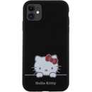 Hello Kitty Liquid Silicone Daydreaming Logo iPhone 11 čierne