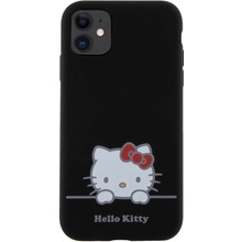 Hello Kitty Liquid Silicone Daydreaming Logo iPhone 11 čierne