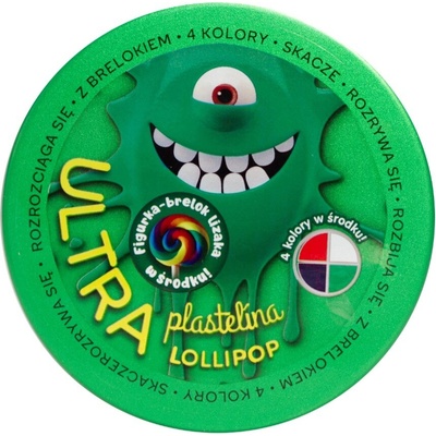 Epee Ultraplastelína Lollipop 4 biela zelená fialová oranžová