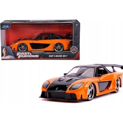 SIMBA JADA RYCHLE A ZBESILE SBĚRATELSKÉ AUTÍČKO MAZDA RX-7 1:24