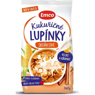 Emco Kukuričné ​​lupienky škoricové 340 g