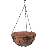  КАШПА ВИСЯЩА D250mm МЕТАЛНА С КОКОСОВА КОШНИЦА PALISAD (690018)