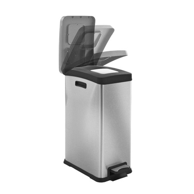 EKO-Europe EKO Кош за събиране на отпадъци с педал REJOICE - 30 литра - мат (EKO 923800 - Matt s/s)