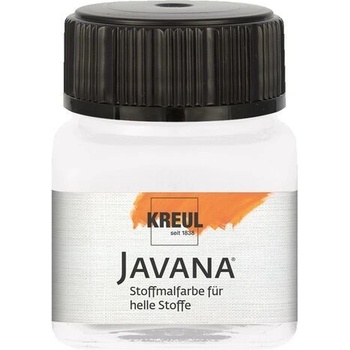 Farba na svetlý textil Javana 20 ml biela